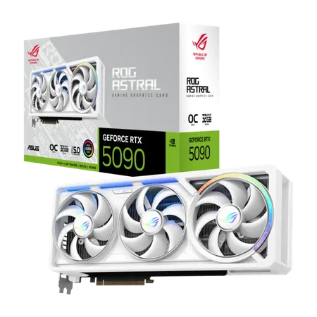 ASUS ROG Astral GeForce RTX 5090 OC 32GB White Edition NVIDIA Graphic Card