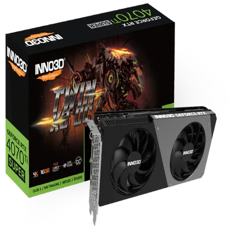 INNO3D GeForce RTX 4070 Ti Super Twin X2 OC 16GB Nvidia Graphic Card