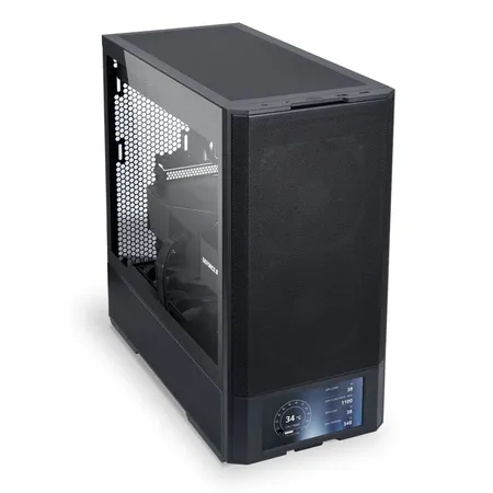LIAN LI LANCOOL 207 DIGITAL MID-TOWER GAMING CABINET - BLACK