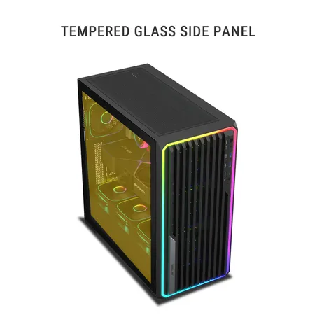 Ant Esports MeshX360 Mid‑Tower Computer Case with 4×120mm Fans