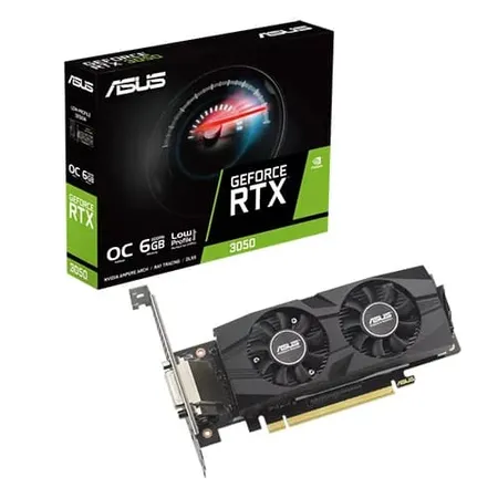 ASUS GeForce RTX 3050 LP BRK OC Edition 6GB GDDR6 (RTX3050-O6G-LP-BRK)