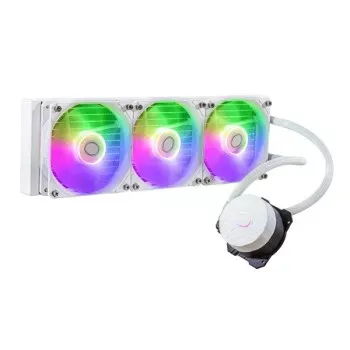 Cooler Master MasterLiquid 360L Core ARGB 360mm Close-Loop PWM AIO CPU Liquid Cooler - White