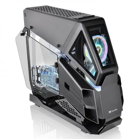 Thermaltake AH T600 Black Full Tower E-ATX Computer Case Modular Open Frame Design