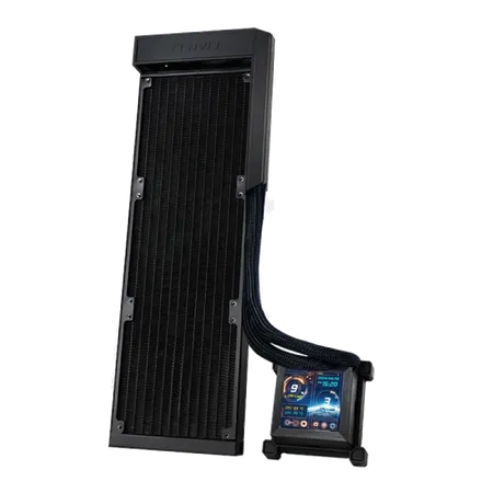 Lian Li HydroShift LCD 360 Fan-Less Liquid Cooler ...