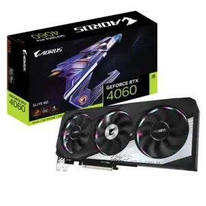 Gigabyte AORUS GeForce RTX 4060 ELITE 8G GDDR6 Graphic Card GV-N4060AORUS E-8GD