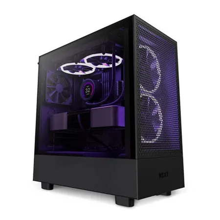 Nzxt H5 Flow Rgb Atx Mid Tower Cabinet (Black) (CC-H51FB-R1)
