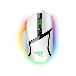 RAZER BASILISK V3 PRO WHITE EDITION - ERGONOMIC WIRELESS GAMING MOUSE RZ01-04620200-R3A1