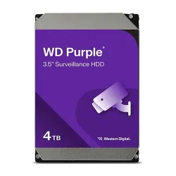 Western Digital 4TB WD Purple SATA Interface, Transfer Rate Up to 175MB/s, 256MB Cache, Surveillance Hard Drive