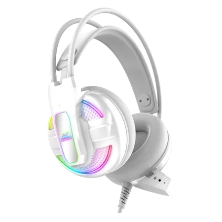 Ant Esports H525 Pro RGB Gaming Headset - White...