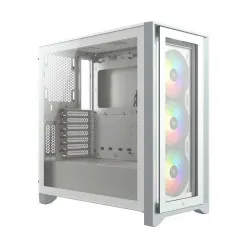 CORSAIR ICUE 4000X RGB MID-TOWER ATX CABINET WHITE