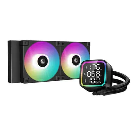 DEEPCOOL LD240 WH RGB ALL IN ONE 240MM CPU LIQUID COOLER WITH LED DIGITAL DISPLAY (R-LD240-WHDMMN-G-1)