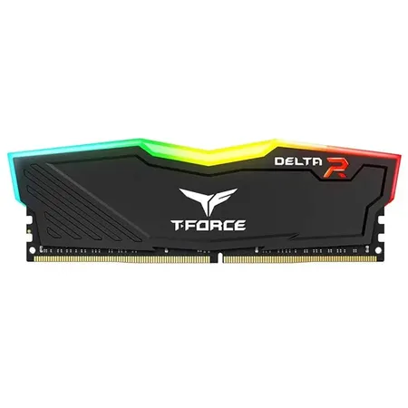 TEAMGROUP T-FORCE DELTA RGB 16GB (16GBX1) DDR4 3600MHZ BLACK DESKTOP RAM