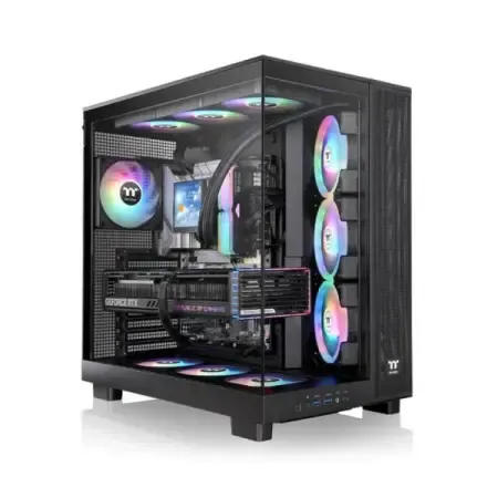 THERMALTEKE View 380 XL ARGB ATX Mid Tower Cabient ( Gravel Sand )