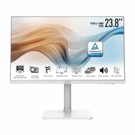 MSI Modern MD241P Ultramarine 24 Inch FHD 75Hz IPS Panel 106% SRGB 5ms AMD Freesync IPS Gaming Monitor