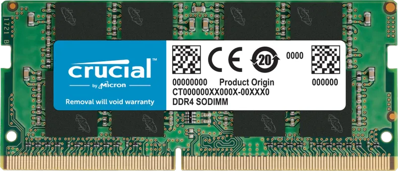 CRUCIAL 16GB DDR4 2666MHZ CL19 LAPTOP RAM MEMORY CB16GS2666