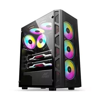 Ant Esports 510 Air ARGB (E-ATX) Mid Tower Gaming Cabinet - Black