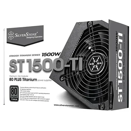 SILVERSTONE SERIES SST ST1500 TI 1500W 80+ Titanium Fully Modular ATX 2.0 Power Supply