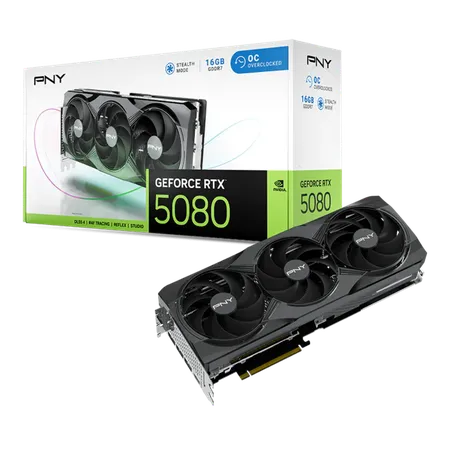 PNY GeForce RTX 5080 OC 16GB Nvidia Graphic Card
