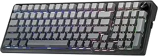 Redragon K686 PRO 98 Keys Wireless Gasket RGB Gaming Keyboard, 3-Mode PBT Mechanical Keyboard w/Hot-Swap South-Facing RGB Socket, Dedicated Knob Control & 5-Layer Noise Dampening, Gradient PBT Keycaps