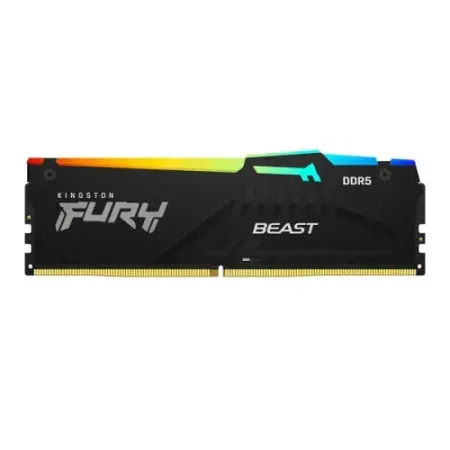 Kingston Fury Beast RGB EXPO 16GB (16GBx1) DDR5 6000MHz CL30 Desktop RAM (Black)