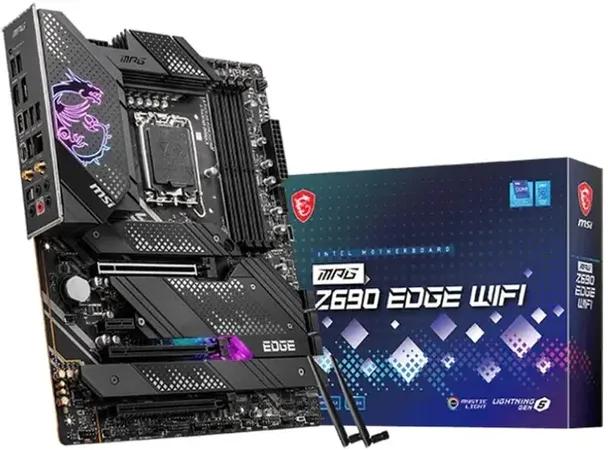 MSI MPG Z690 EDGE WIFI LGA 1700Socket ATX Intel Z690 Chipset DDR5 Motherboard for Desktop