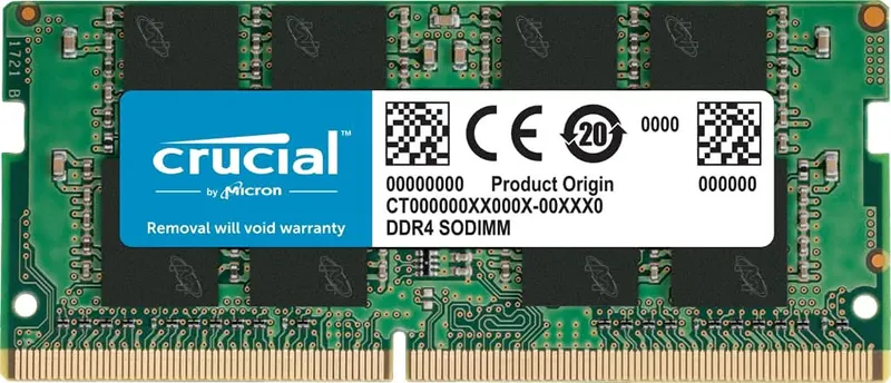 Crucial 16GB DDR4-2666 SODIMM CL19 Laptop Memory