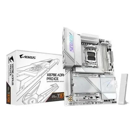 Gigabyte X870E Aorus PRO X3D Ice WIFI7 ATX Motherboard