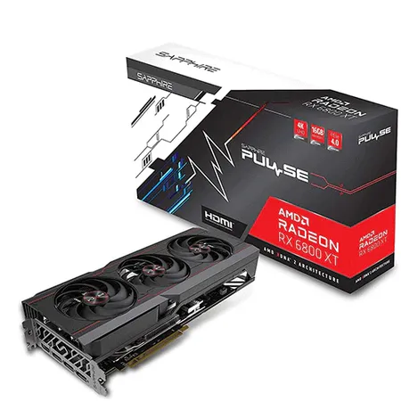 SAPPHIRE PULSE AMD RADEON RX 6800 16GB GDDR6 GRAPHICS CARD 11305-02-20G