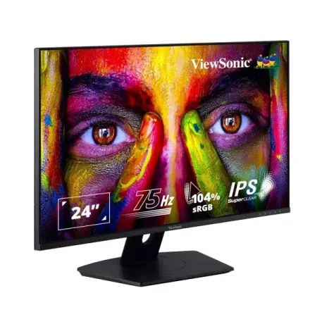 ViewSonic VX2480-2K-SHD 24” QHD 75Hz IPS Monitor with Eye Care Technology