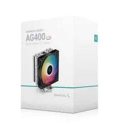 Deepcool AG400 ARGB 120mm CPU Air Cooler (Black) (R-AG400-BKANMC-G-2)