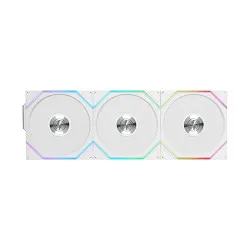 Lian Li UNI FAN TL Wireless Fans, ARGB, PWM, 3-Pack – 120 mm, White