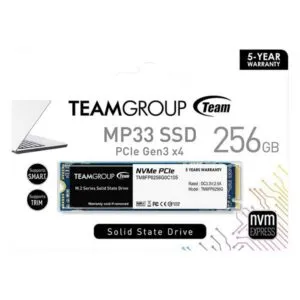 TEAMGROUP MP33 256GB M.2 NVME INTERNAL SSD