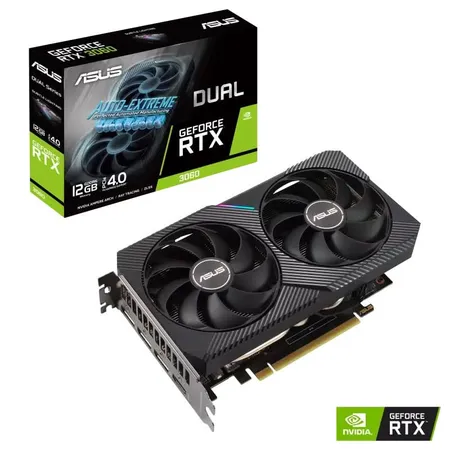 ASUS GEFORCE RTX 3060 12GB DUAL GRAPHIC CARD BLACK