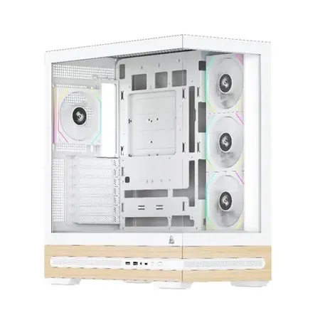 TAG Gamerz Stellar Prime ARGB E-Atx Mid Tower Cabinet White (TG-C-Stellar Prime-W)