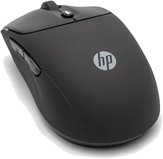 HP 400 Quiet Wireless Mouse, Dual Bluetooth & 2.4GHz, Soft Silicone, Quiet Clicks, Microsoft Wheel, 24-Month Battery, 6000 DPI, Ambidextrous, Eco-Friendly Design, Multi-OS, Black