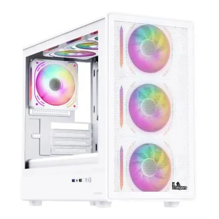 FINGERS HyperHawk RGB MATX Mini Tower Cabinet ( White )