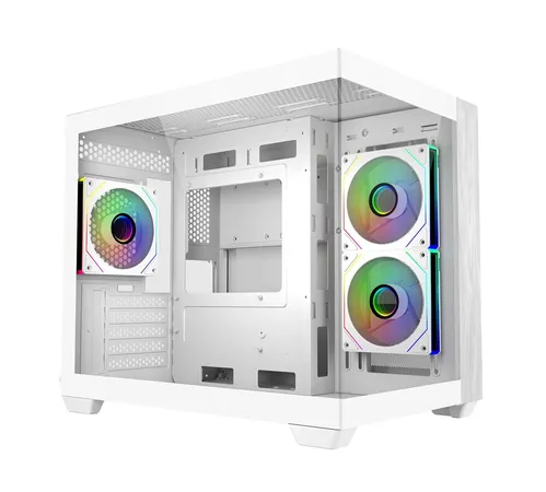 Cooler Master Elite 481 Wood Computer Case- White