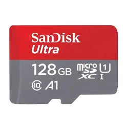 SanDisk 128GB Micro SDXC Ultra Memory Card Class 10 (SDSQUAB-128G-GN6MN)