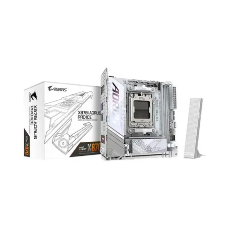 GIGABYTE X870I Aorus Pro ICE DDR5 AMD Motherboard (White)