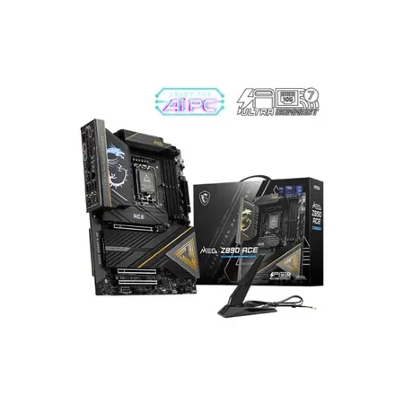 MSI MEG Z890 Ace DDR5 Intel LGA 1851 ATX WiFi 7 PCIe 5.0 Gaming Motherboard