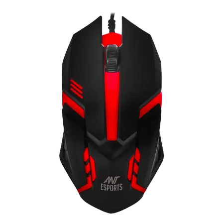 ANT ESPORTS GM45 Wired Ergonomic Gaming Mouse ( GM45 ) ( 3600DPI / 3 Macro Buttons ) ( Black )