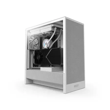 NZXT H5 FLOW RGB MID-TOWER ATX CABINET WHITE