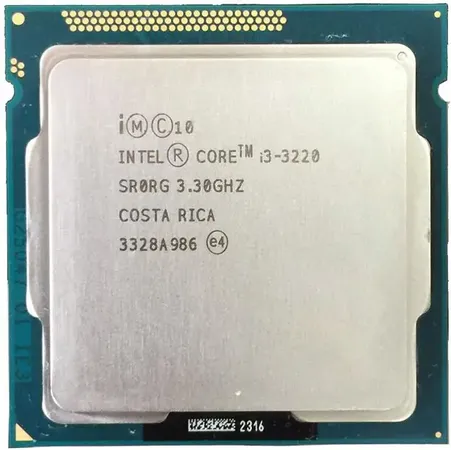 Intel Core i3-3220 ( 3RD Genaretion ) 3.3 GHz LGA 1155 Socket 2 Cores Desktop Processor
