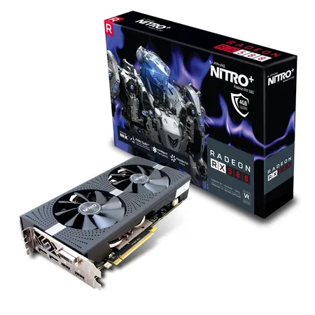 SAPPHIRE Radeon RX 580 Nitro 4GB AMD Graphic Card