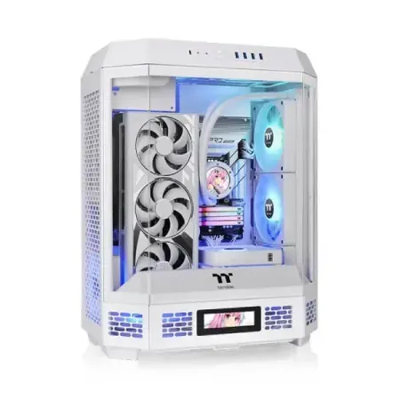 THERMALTAKE THE TOWER 600 SNOW WHITE ATX MICRO TOWER CABINET