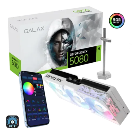 GALAX Geforce RTX 5080 1 Click OC White 16GB NVIDIA Graphic Card