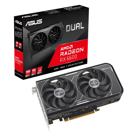 ASUS Dual Radeon RX 6600 V3 8GB AMD Graphics Card