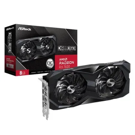 ASRock AMD Radeon RX 7600 Challenger 8GB OC Graphics Card