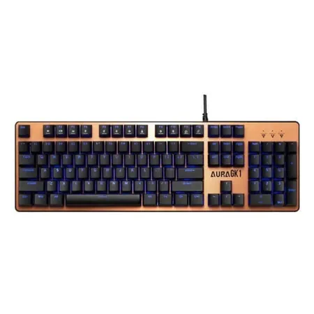 GAMDIAS AURA GK1 Full Size Mechanical Wired Gaming Keyboard ( Bronze ) ( Red Tactile Switch ) ( AURA-GK1-BRONZE )