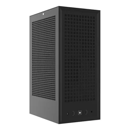 HYTE REVOLT 3 SMALL FORM FACTOR PREMIUM ITX COMPUTER GAMING CASE ONLY, METAL, BLACK CS-HYTE-REVOLT3-B